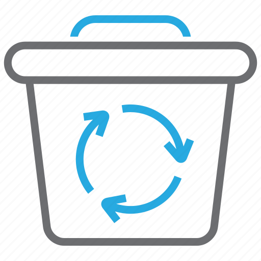 Bin, trash, garbage, recycle, cleaning, housework icon - Download on Iconfinder
