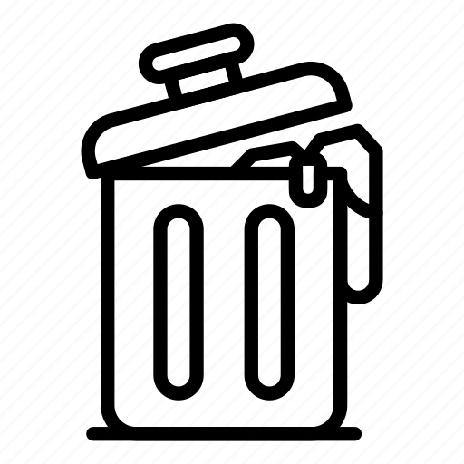 Metal, garbage, bin icon - Download on Iconfinder