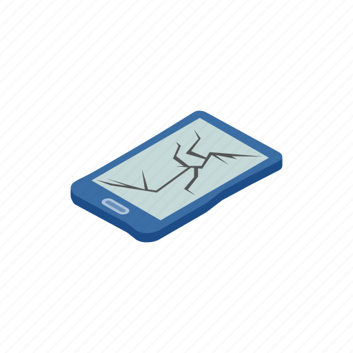 Broken, cartoon, electronic, phone, recycling, technology, trash icon - Download on Iconfinder