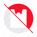 bag, forbidden, shopping, ecology, prohibited