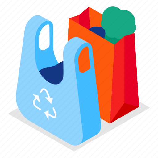 Recyclable, shopping, waste sorting, plastic bags icon - Download on Iconfinder