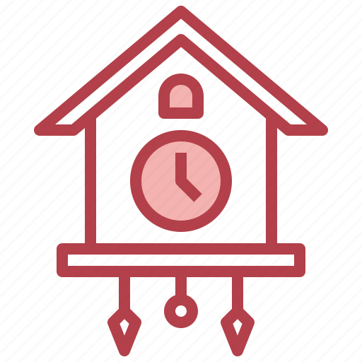 Cuckoo, clock, wall, ornament, decoration, hour icon - Download on Iconfinder