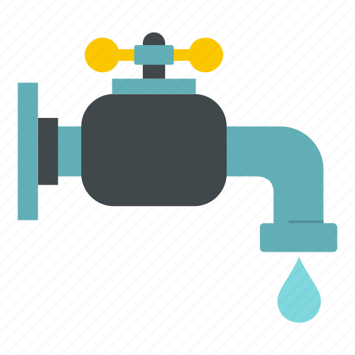 Blue, drain, drinking, drip, drop, water, water tap icon - Download on Iconfinder