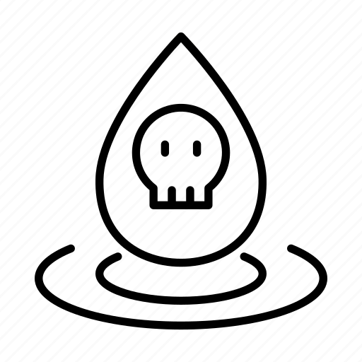 Sewage, dirty, poison, water pollution, toxic icon - Download on Iconfinder