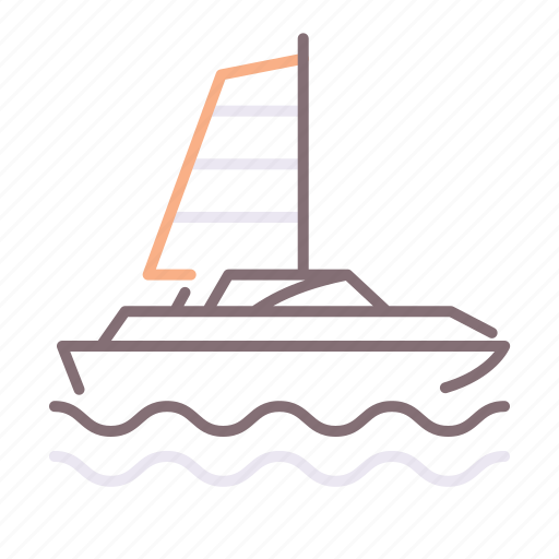 Boat, sailing, sea, yachting icon - Download on Iconfinder
