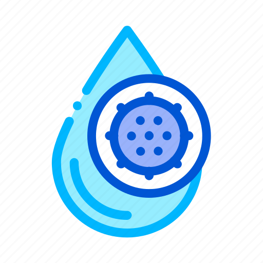 Drop, germ, liquid, treatment, water icon - Download on Iconfinder