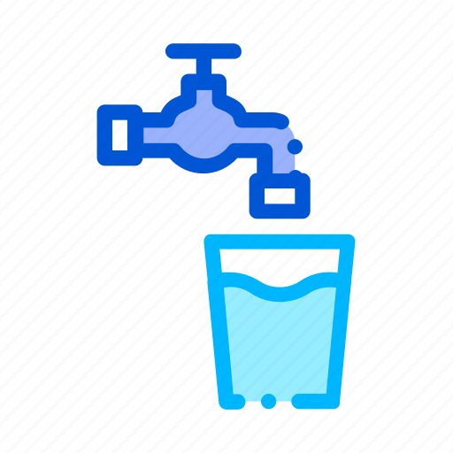 Faucet, glass, water icon - Download on Iconfinder