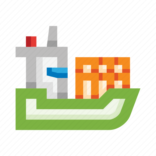 Cargo, shipping, logistics, ship icon - Download on Iconfinder