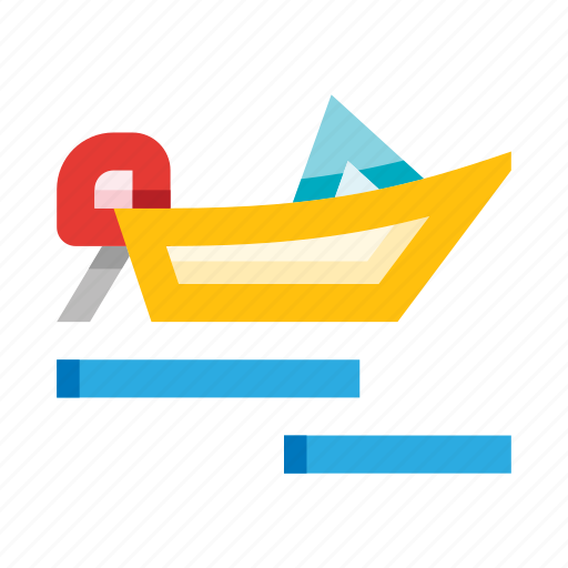 Powerboat, boat, ship, transport icon - Download on Iconfinder