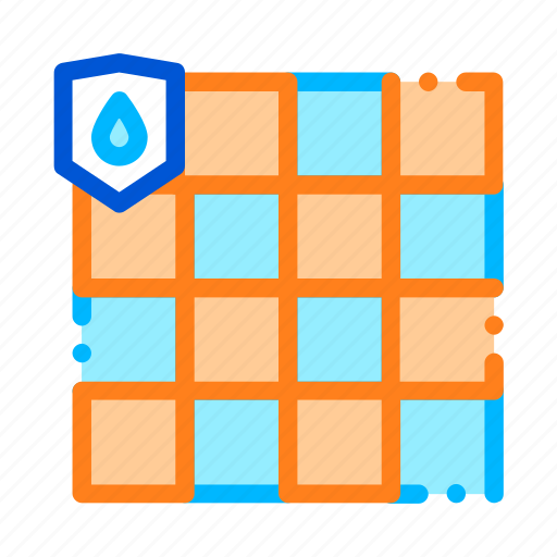 Dalle, material, waterproof icon icon - Download on Iconfinder