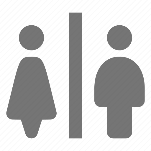 Toilet, female, male, restroom icon - Download on Iconfinder