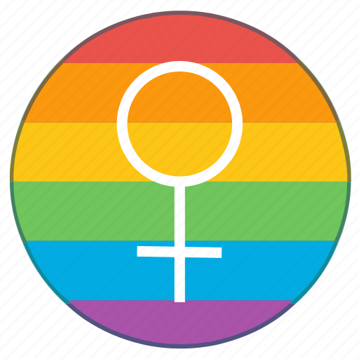 Female, girl, lady, lgbt, pride flag, venus, woman icon - Download on Iconfinder