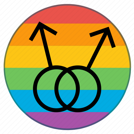 Double, male, flag, gender, human, lgbt, man icon - Download on Iconfinder