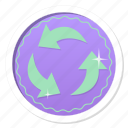 recyclable, natural, nature, backup, clear, time, revert, back, friendly, past, sustainable, green, restart, rewind, recycle, reconstruct, restore, badge, durable, best, history