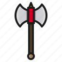 axe, battle, blade, weapon