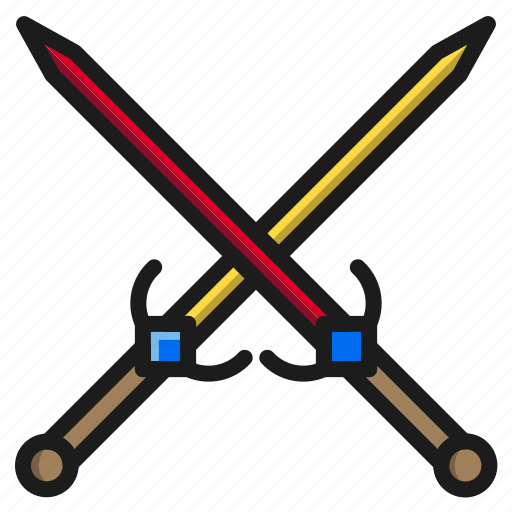 Duble, sword, war, weapon icon - Download on Iconfinder