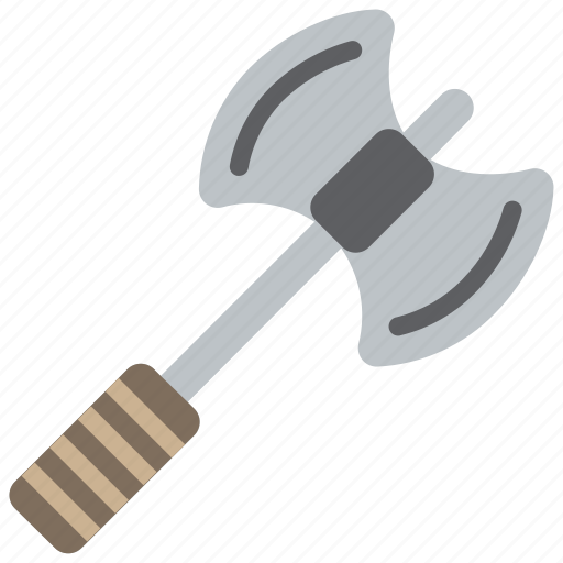 Axe, medieval, sharp, twin, weapon, weaponary icon - Download on Iconfinder
