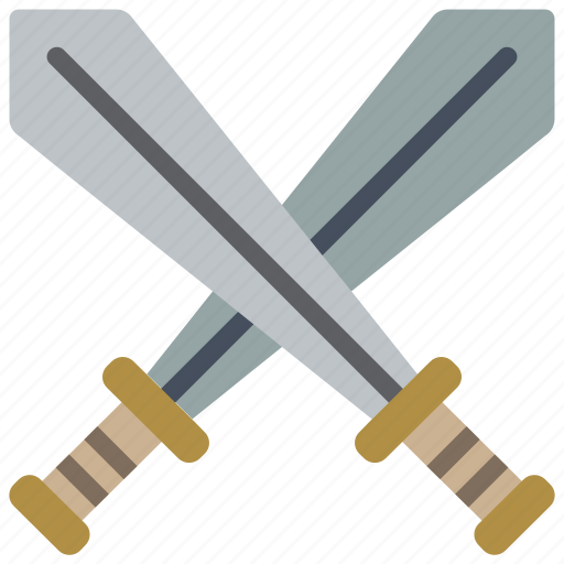 Cross, medieval, sharp, swords, weapon, weaponary icon - Download on Iconfinder
