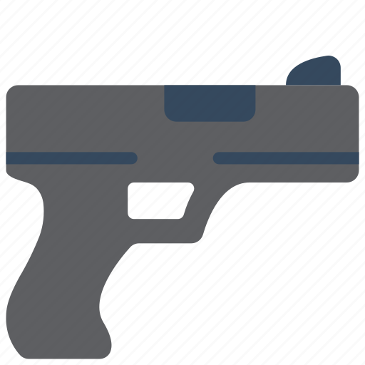 Automatic, gun, handgun, pistol, weapon, weaponary icon - Download on Iconfinder