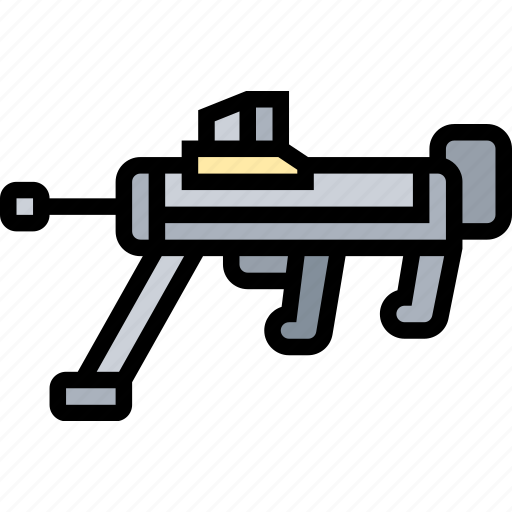 Gun, antitank, rifle, attack, machine icon - Download on Iconfinder