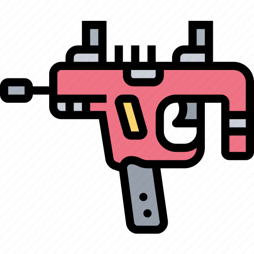 Gun, submachine, machine, weapon, swat icon - Download on Iconfinder
