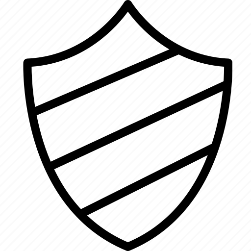 Diagonal, lines, protection, shield, stripes icon - Download on Iconfinder