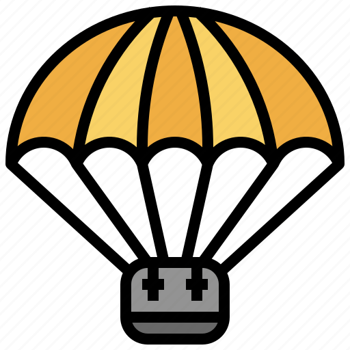 Parachute, gliding, paraglider, sports, and, competition icon - Download on Iconfinder