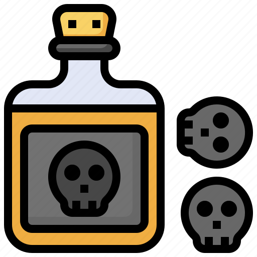 Poison, miscellaneous, bottled, flask, container icon - Download on Iconfinder