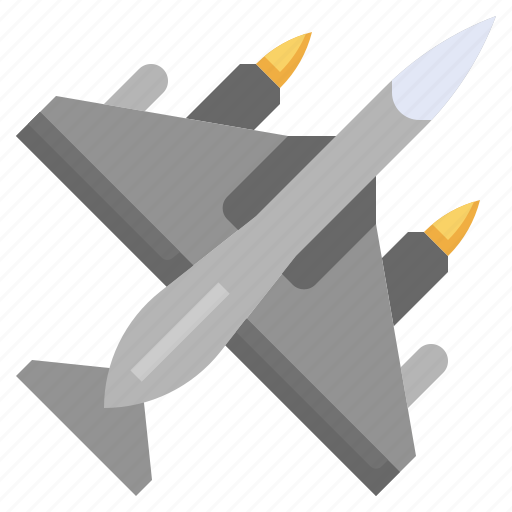 Fighter, plane, war, military, airplane icon - Download on Iconfinder