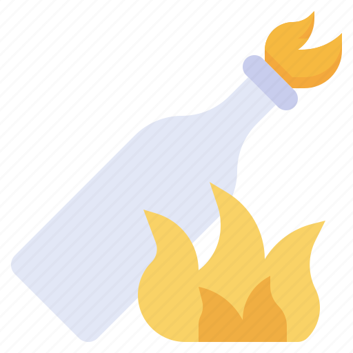 Molotov, cocktail, incendiary, fire, urban, guerrilla, terrorism icon - Download on Iconfinder