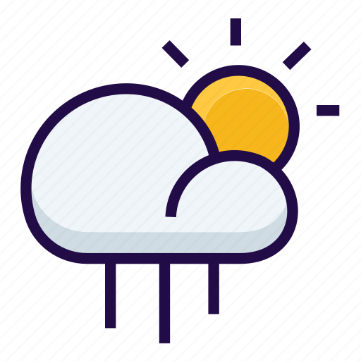 Cloudy, rainy, weather icon - Download on Iconfinder