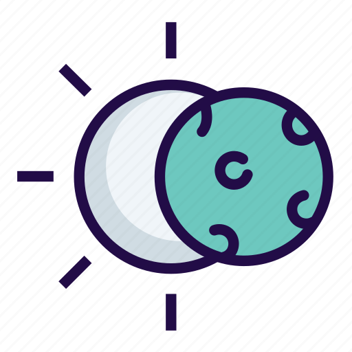 Eclipse, moon, sun icon - Download on Iconfinder