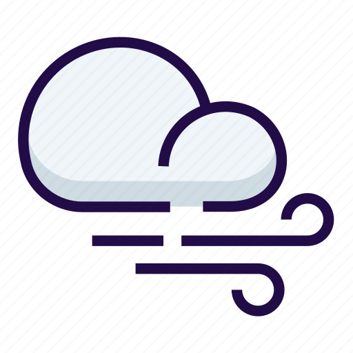 Cloud, wind, windy icon - Download on Iconfinder
