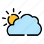 weather, coloroutline, cloudy 