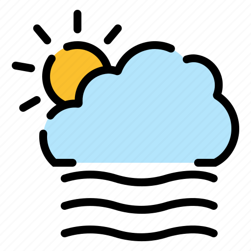Weather, coloroutline, windy icon - Download on Iconfinder