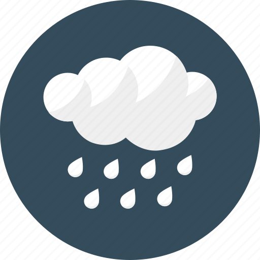 Cloud, cloudy, forecast, rain, rainy, shower, weather icon - Download on Iconfinder