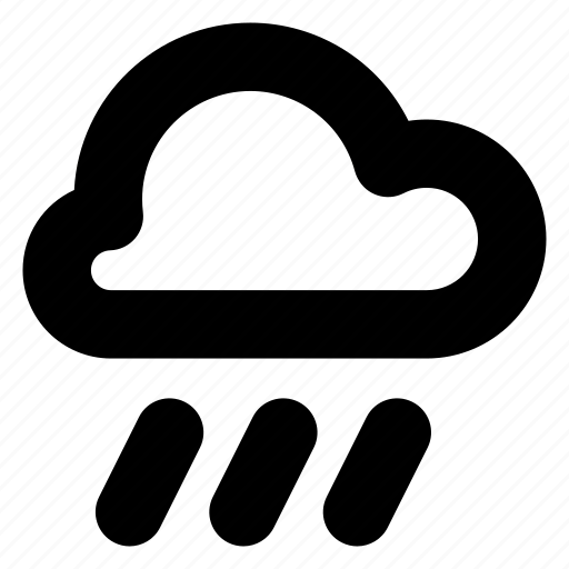 Cloud, rain, raining, showers, storm, weather icon - Download on Iconfinder