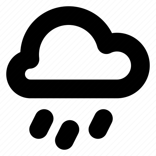 Cloud, rain, raining, showers, storm, weather icon - Download on Iconfinder