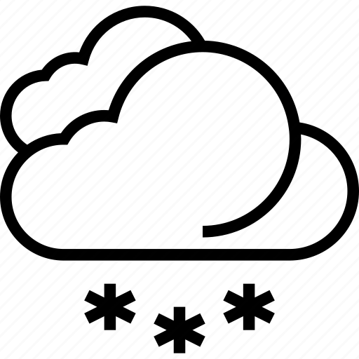 Snowing, weather, cloud icon - Download on Iconfinder