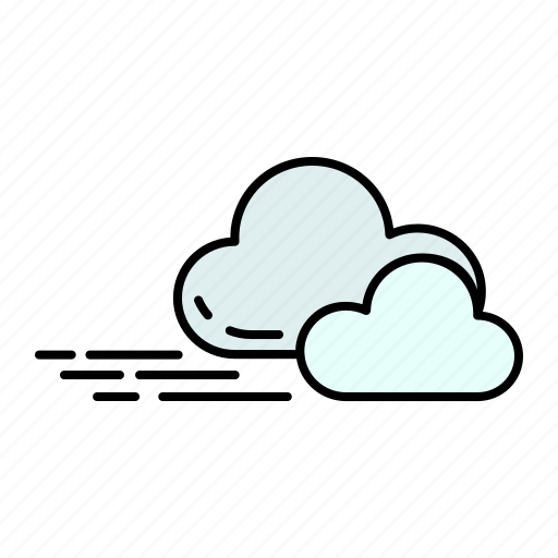 Cloudy, cloud, weather, clouds, sky, haw weather icon - Download on Iconfinder