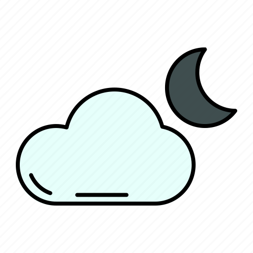 Night, moon, weather, half moon, moon phase icon - Download on Iconfinder