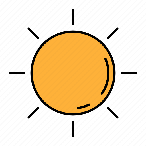 Sunny, sun, summer, weather, warm, sunlight icon - Download on Iconfinder