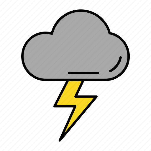 Thunderstrom, thunderbolt, bolt, storm, lightning, weather icon - Download on Iconfinder