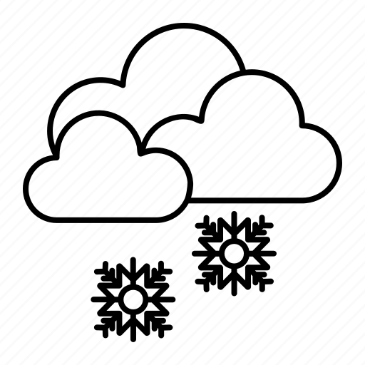 Snow, snowy, rain, weather, cloud icon - Download on Iconfinder