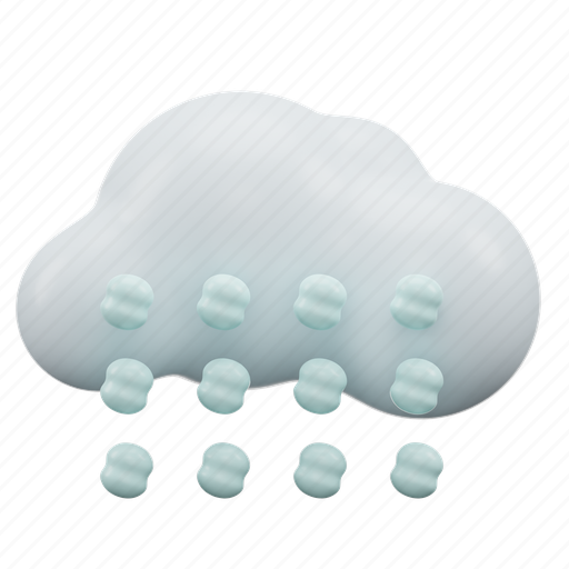 Ice, rain, weather 3D illustration - Download on Iconfinder