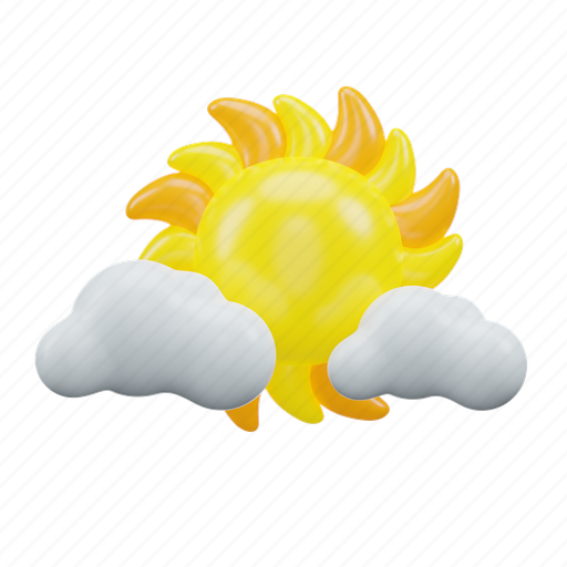 Sunny, weather 3D illustration - Download on Iconfinder