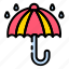 umbrella, rain, protection, weather, sunshade, vacation, insurance, beach, parasol 