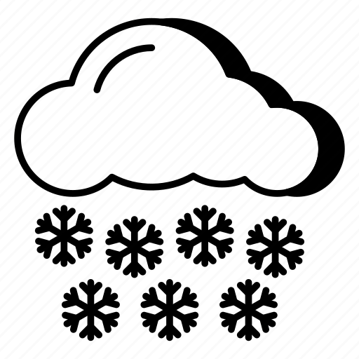 Freezing rain, snowfall, snowy weather, forecast, meteorology icon - Download on Iconfinder