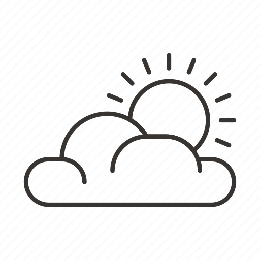 Cloud, clouds, sun, weather icon - Download on Iconfinder