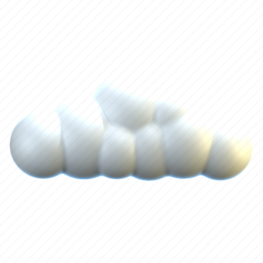 Cloud, cloudy, weather, forecast, nature 3D illustration - Download on Iconfinder